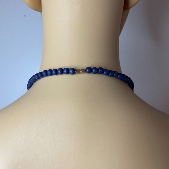 Vintage Wooden colorful beaded statement necklace! - Picture 8 of 10